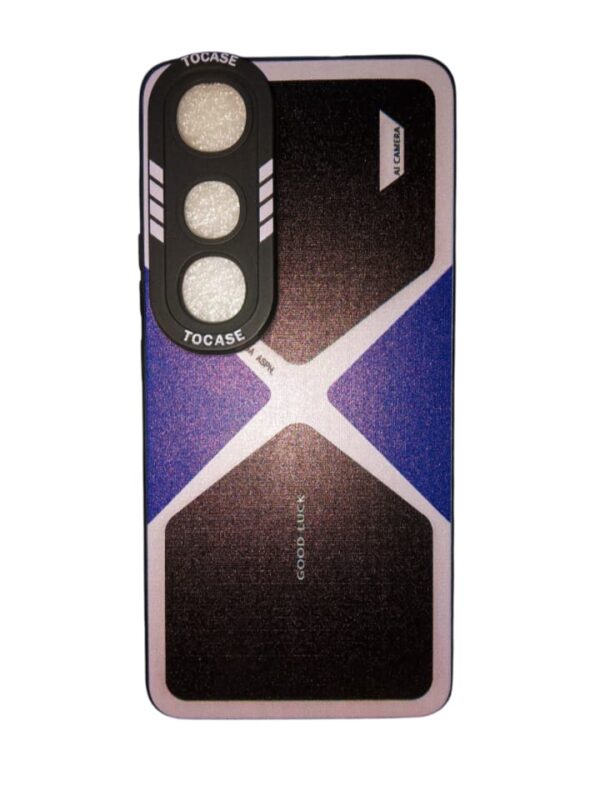 vivo v50 lite case | stylish x design shockproof cover