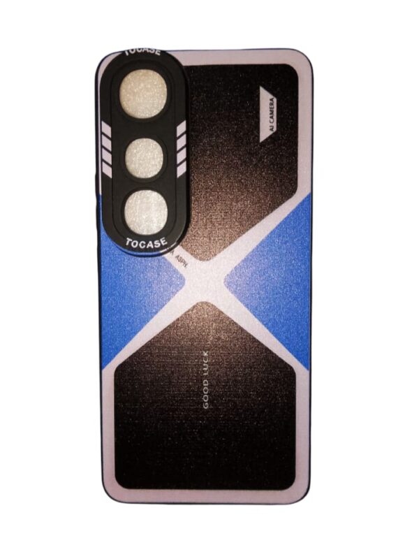 vivo v50 lite case | stylish x design shockproof cover