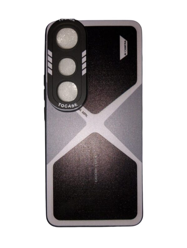 vivo v50 lite case | stylish x design shockproof cover